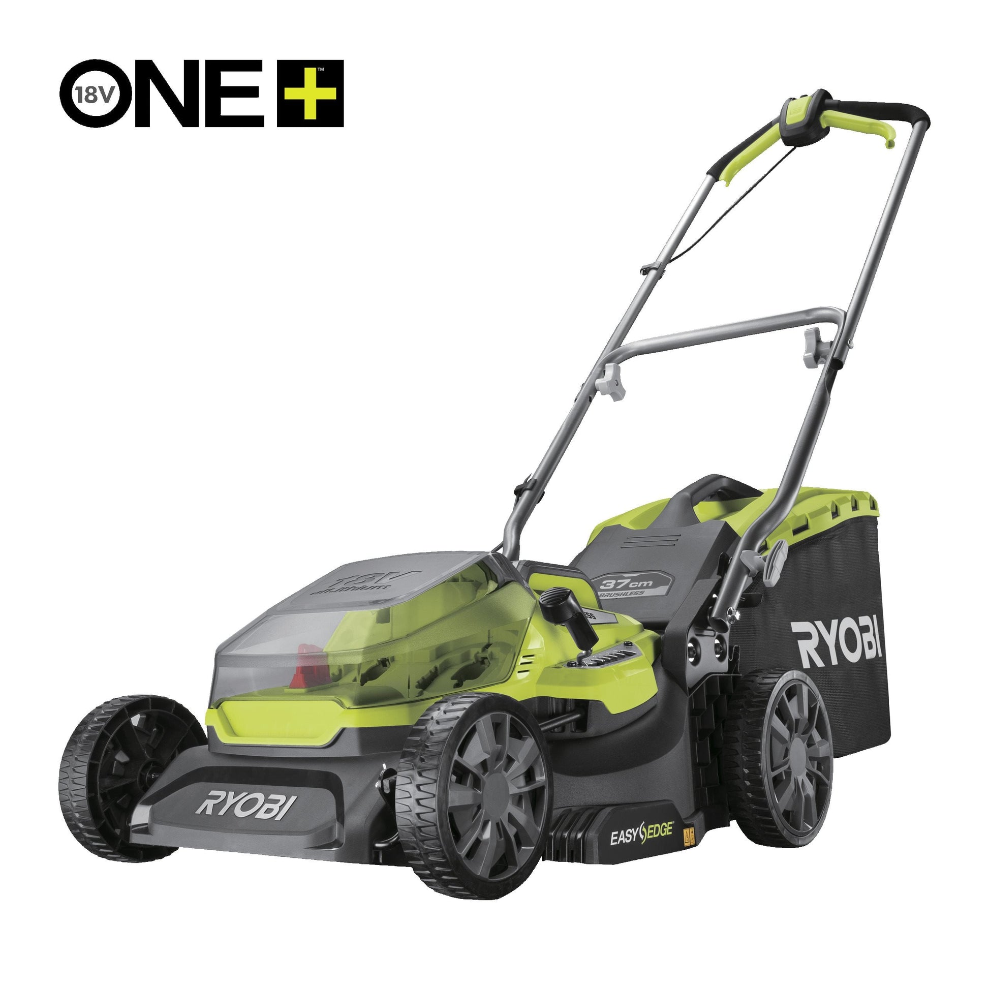 Masina de tuns gazonul 18V ONE+, motor fara perii, punte 37cm (fara acumulator) - RY18LMX37A-0