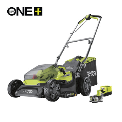 Masina de tuns gazonul 18V ONE+, motor fara perii, punte 37cm, cu acumulator 5.0Ah - RY18LMX37A-150