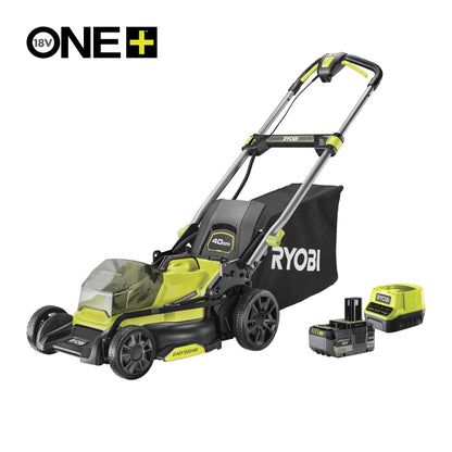 Masina de tuns gazon 18V ONE+ brushless, latime 40 cm, cu acumulator 5.0Ah - RY18LMX40C-150