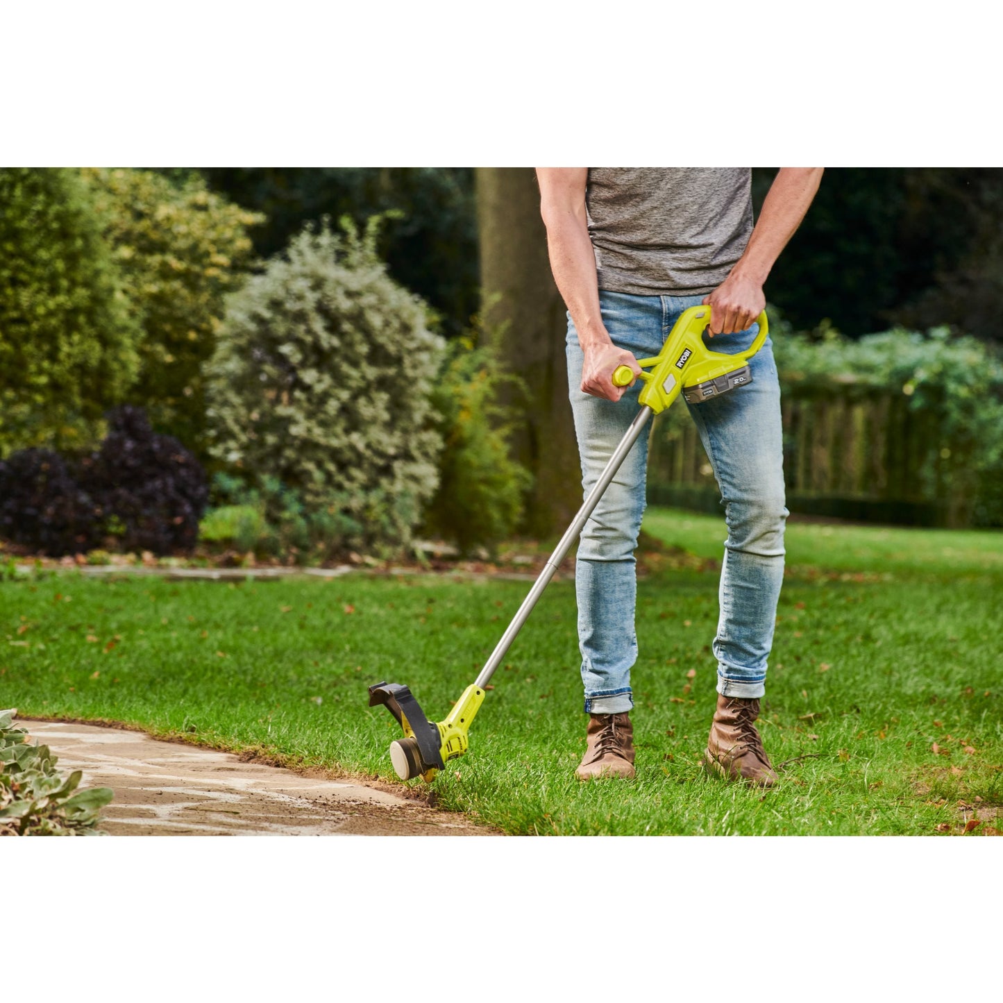 Trimmer iarba 18V ONE+, latime taiere 23cm (fara acumulator) - RY18LT23A-0