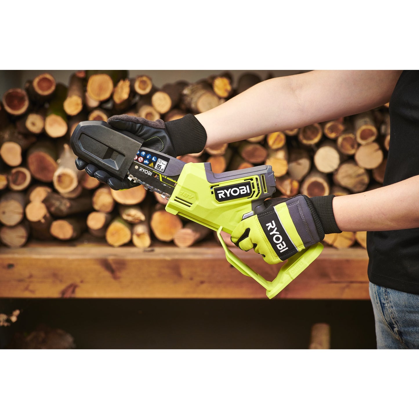 Fierastrau de toaletare 18V ONE+ brushless, lama 10 cm (fara acumulator) - RY18PSX10A-0