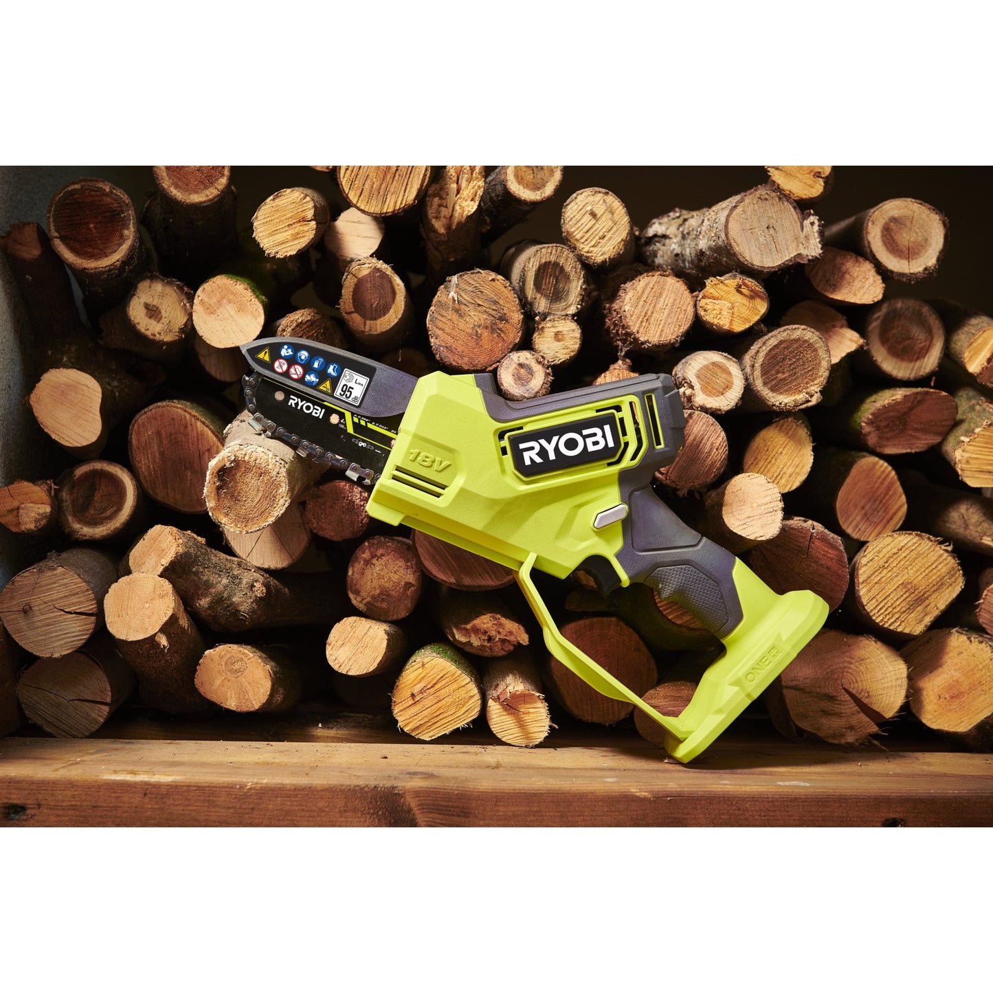 Fierastrau de toaletare 18V ONE+ brushless, lama 10 cm, cu acumulator 2.0Ah - RY18PSX10A-120
