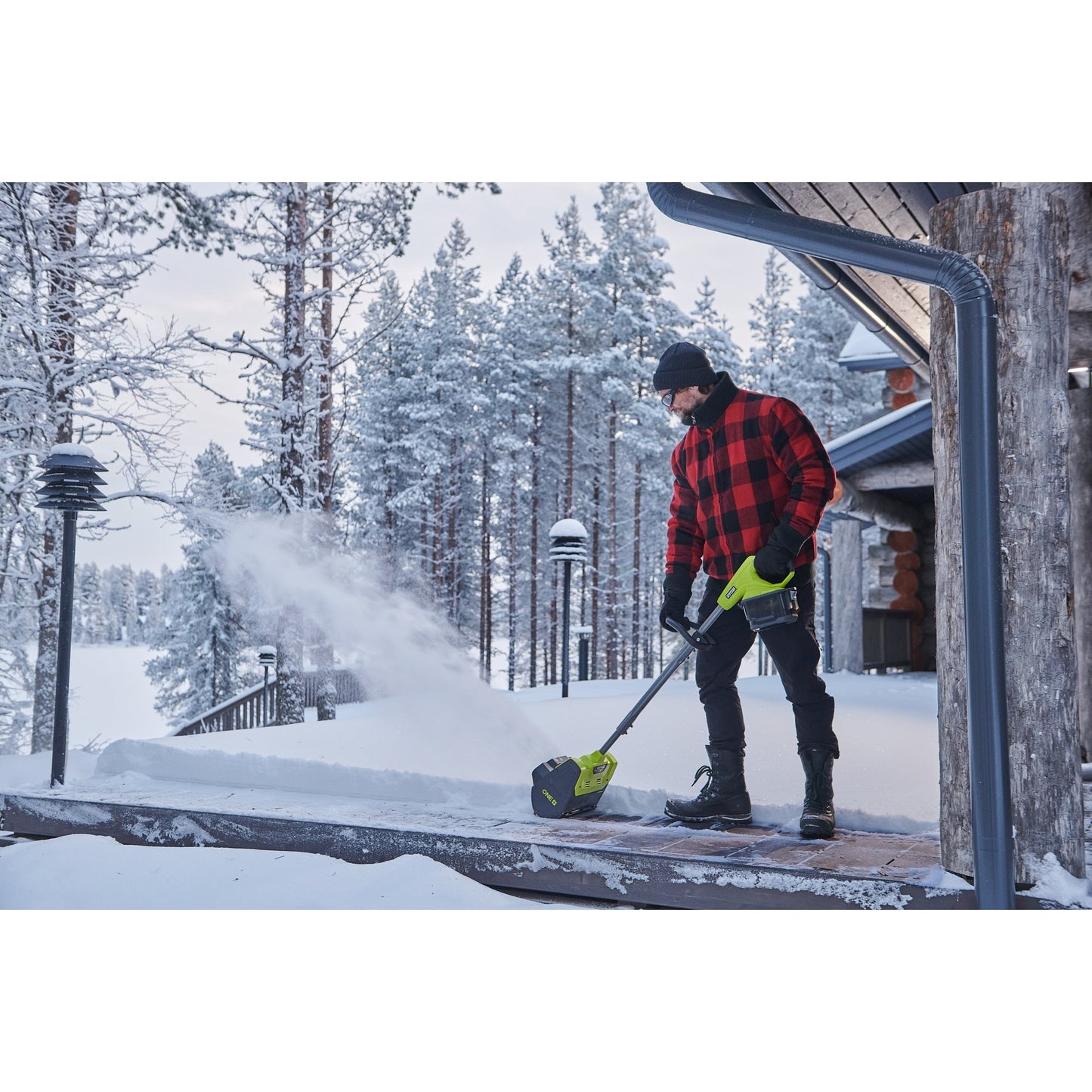 Lopata pentru zapada 18V ONE+, latime 25cm (fara acumulator) - RY18ST25A-0