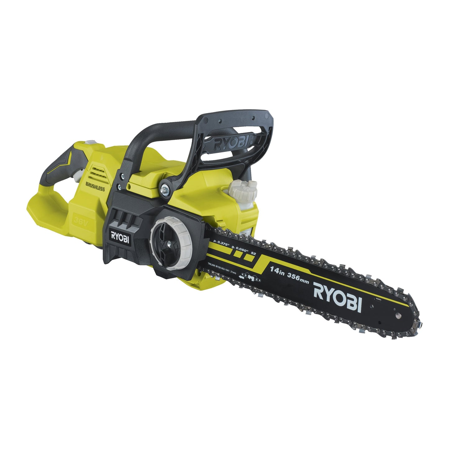 Fierastrau cu lant 36V MAX POWER, motor fara perii, lama 35cm (fara acumulator) - RY36CSX35A-0