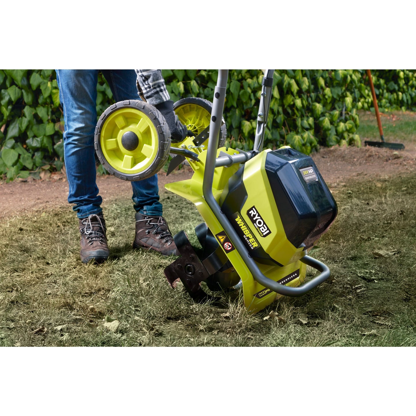 Motocultor MaxPower 36V Whisper, motor fara perii (fara acumulator) - RY36CVXA
