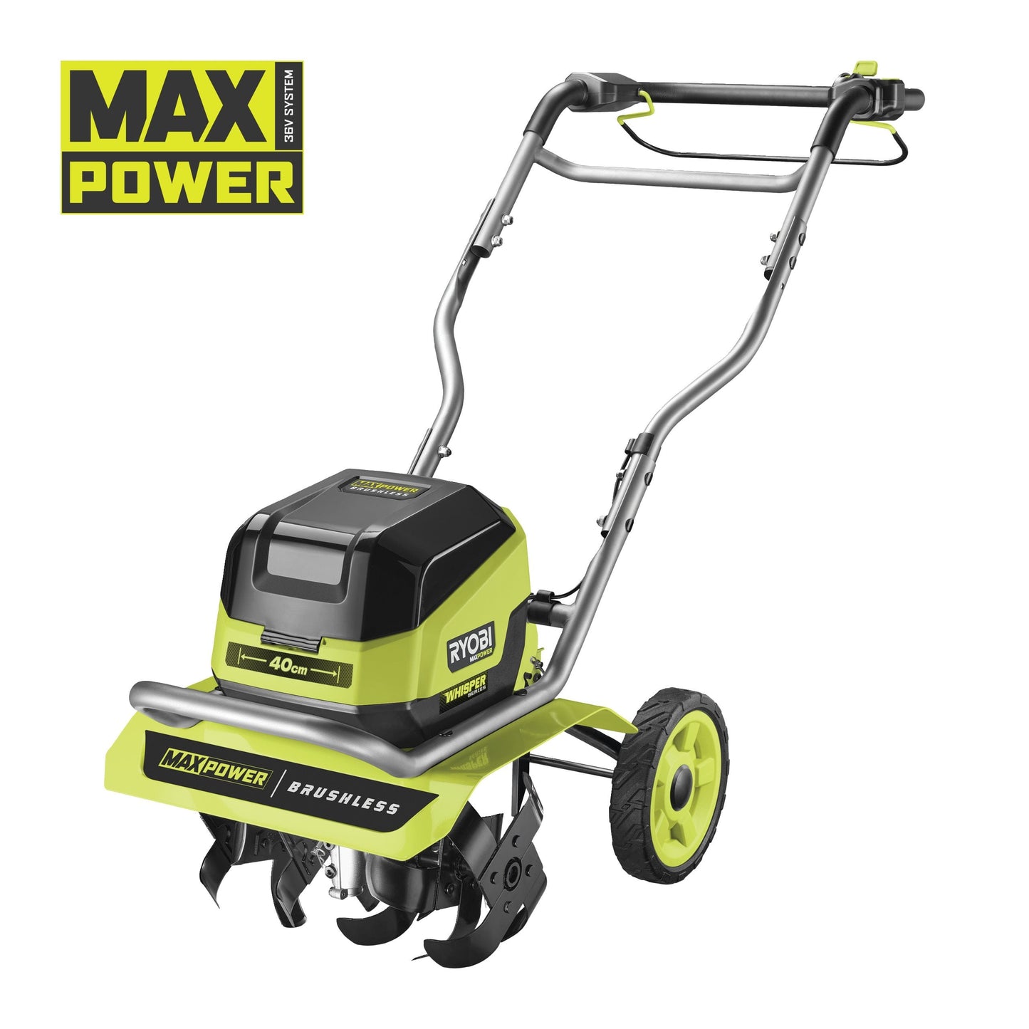 Motocultor MaxPower 36V Whisper, motor fara perii (fara acumulator) - RY36CVXA