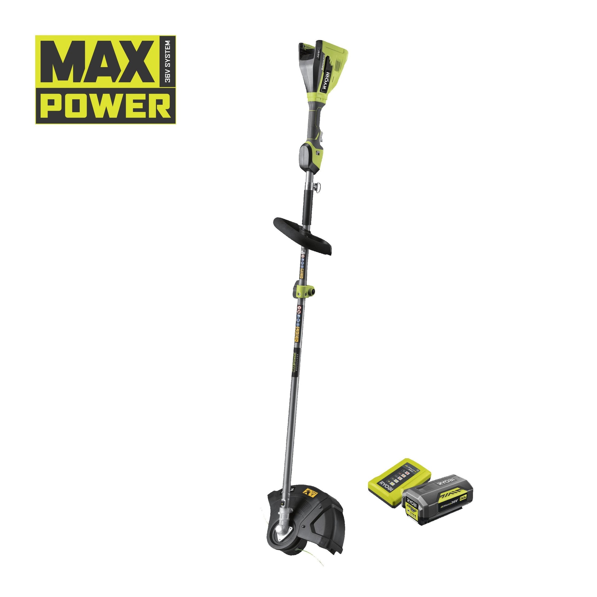 Trimer iarba 36V MAX POWER, Expand-It, motor fara perii, cu acumulator 4.0Ah - RY36ELTX33A-140