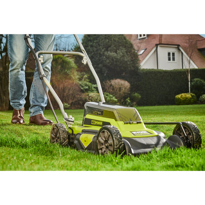 Masina de tuns iarba MAX POWER 46 cm, fara cablu, 2 in 1, cu functie de mulcire (fara acumulator) - RY36LMM46A-140