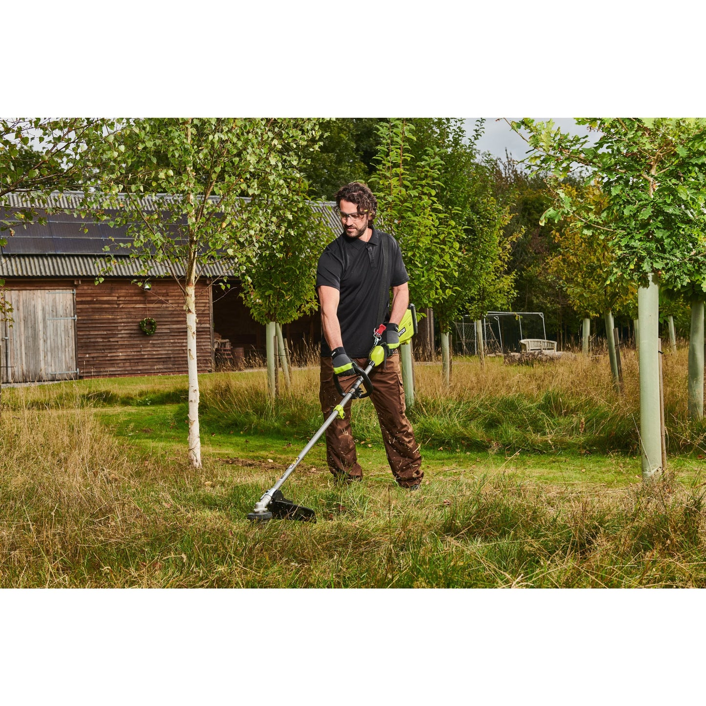 Trimmer cu fir fara fir MAX POWER, cu latimea de taiere de 38 cm (fara acumulator) - RY36LT38A-0