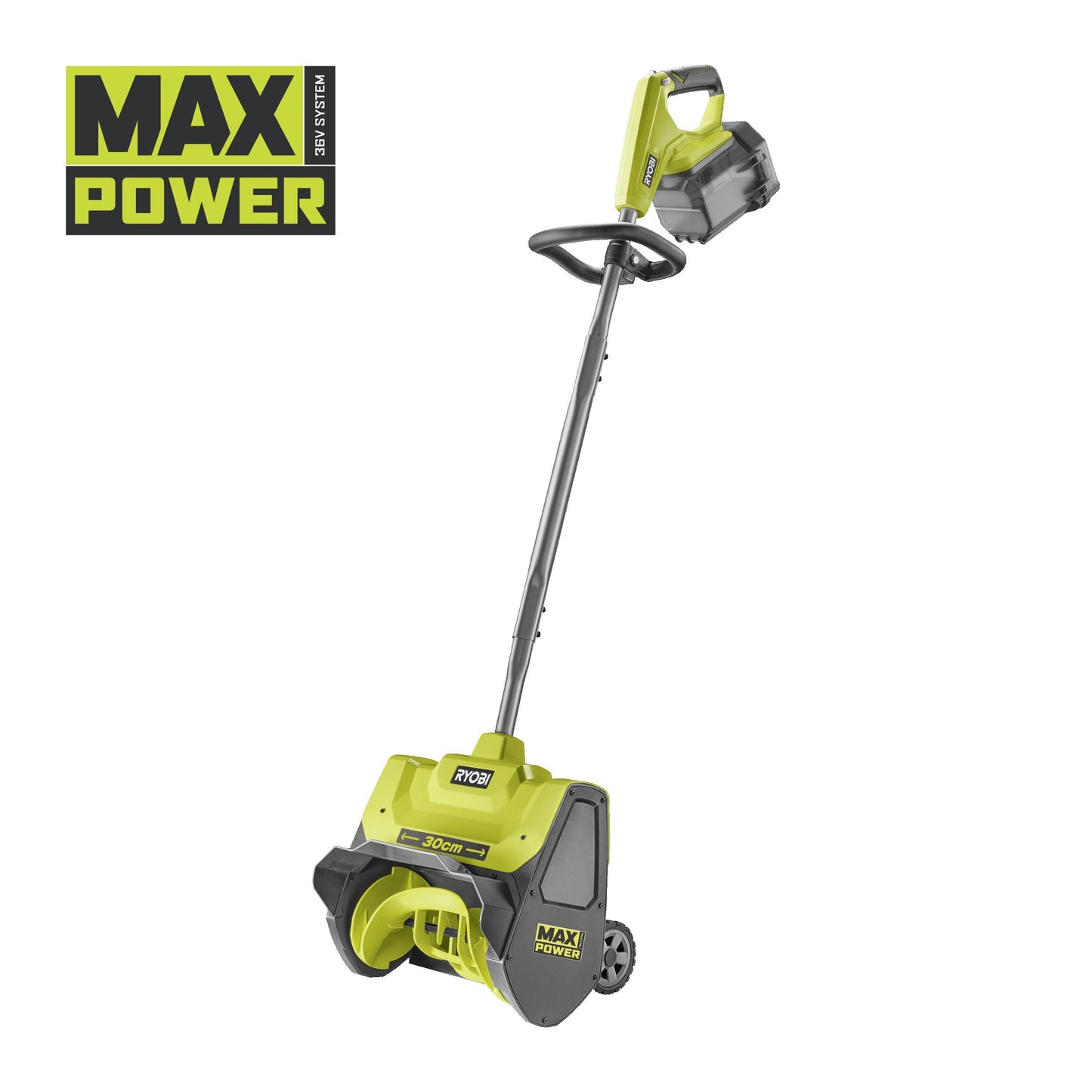 Lopata de zapada 36V MAX POWER, latime 30 cm (fara acumulator) - RY36ST30A-0