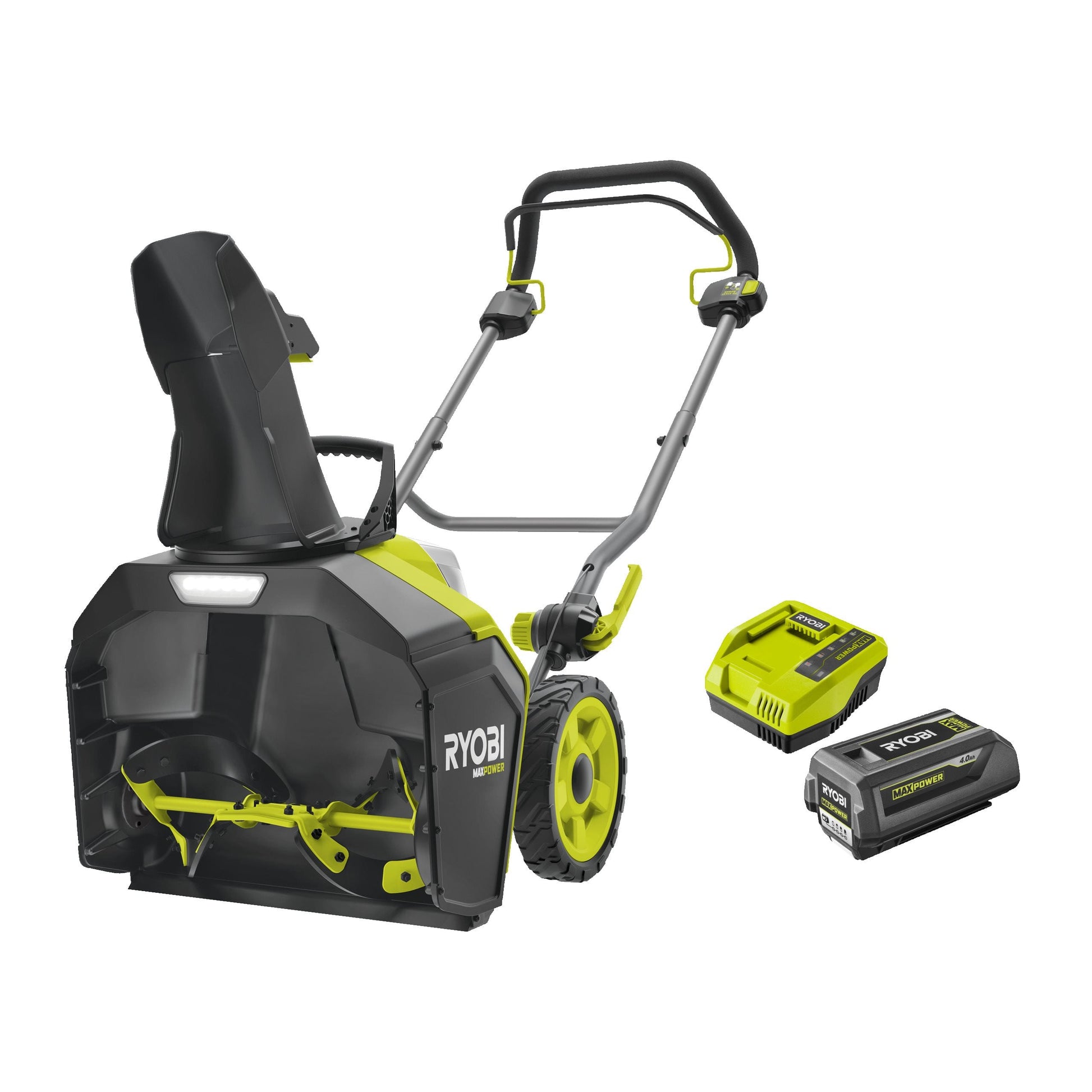 Freza de zapada 36V MAX POWER, motor fara perii, latime 45 cm, cu acumulator 4.0Ah - RY36STX45A-140