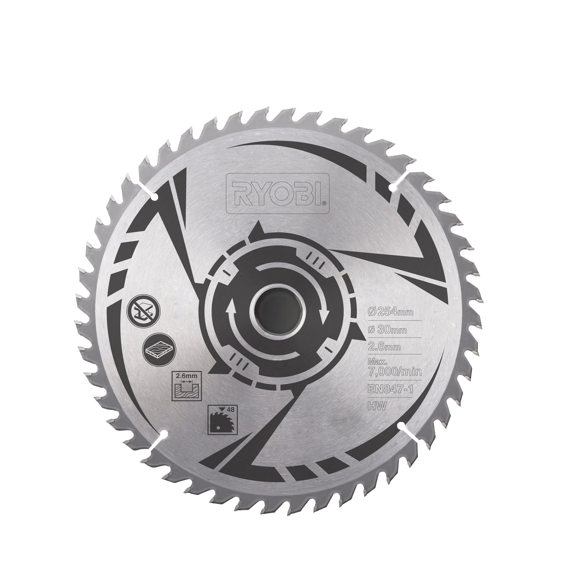 Panza 254 mm pentru fierastrau taieri inclinate - SB254T48A1