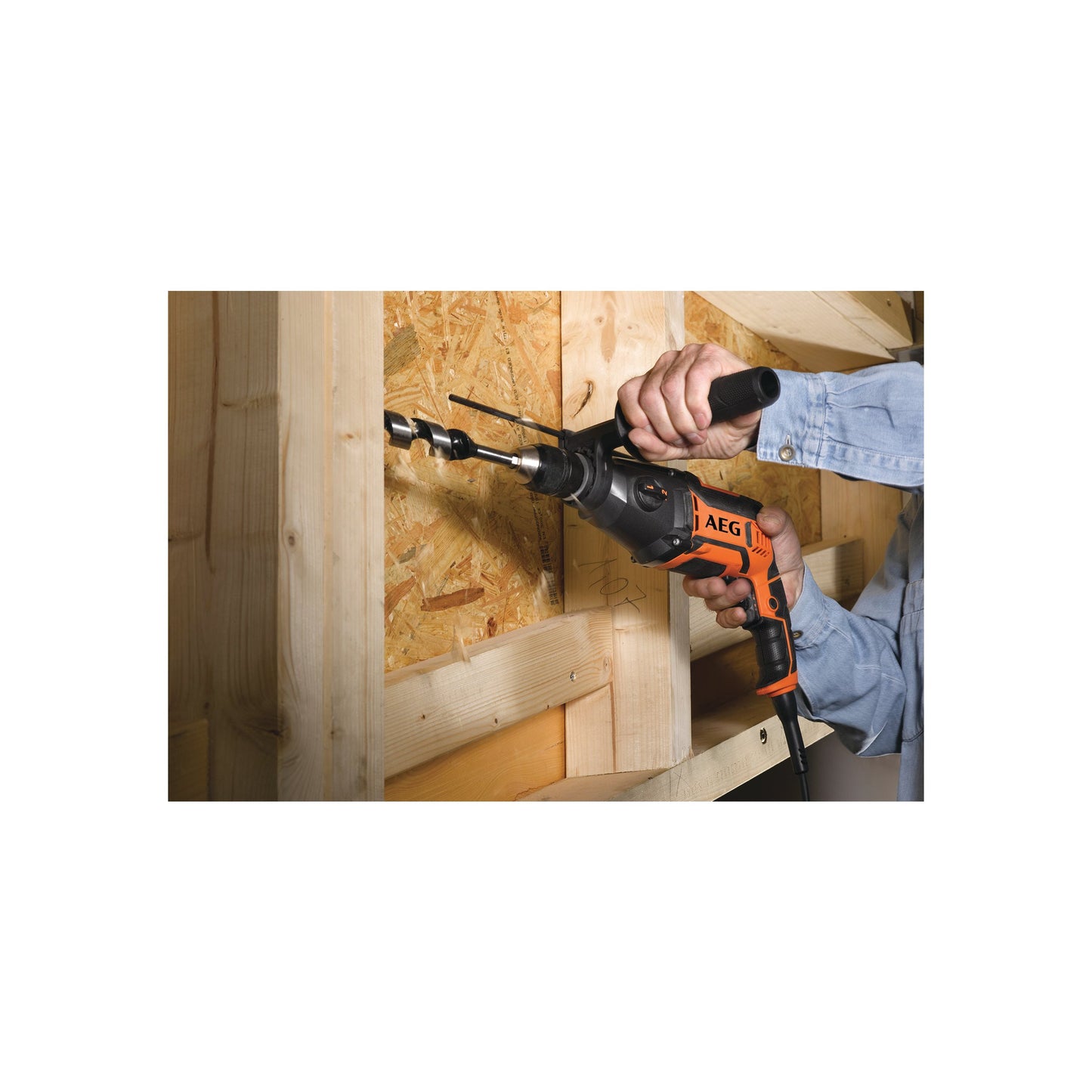Mașină de găurit cu percuție AEG Mașină de găurit cu percuție cu 2 viteze, SB2E-850 R, 4935447360