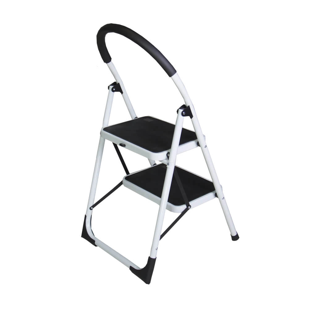 Scara otel BISONTE STR0202 2 trepte, inaltime maxima 47 cm pentru interior