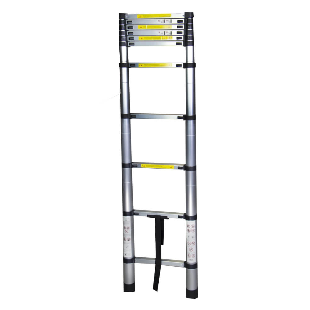 Scara telescopica aluminiu Bisonte STR1032 11 trepte inaltime maxima 3.20 m