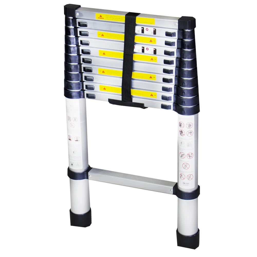 Scara telescopica aluminiu Bisonte STR1032 11 trepte inaltime maxima 3.20 m