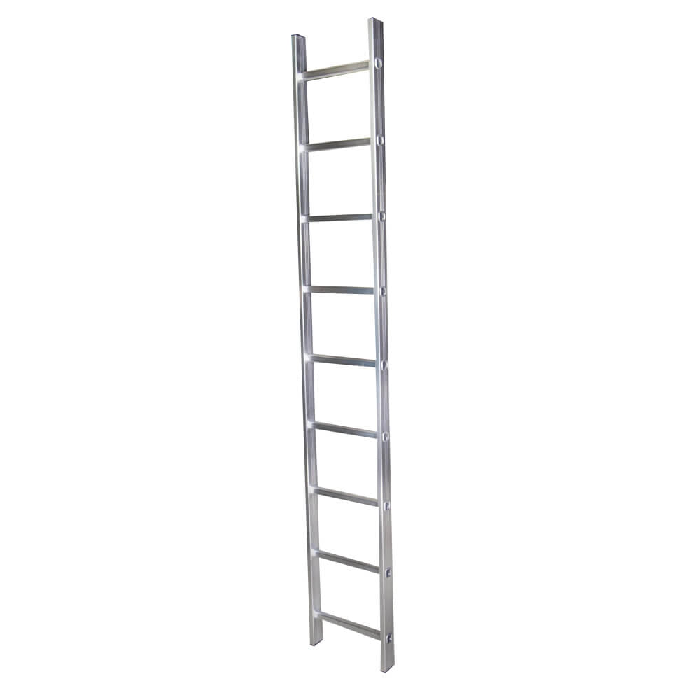 Scara simpla aluminiu BISONTE STR109 9 trepte inaltime maxima 2.53 m