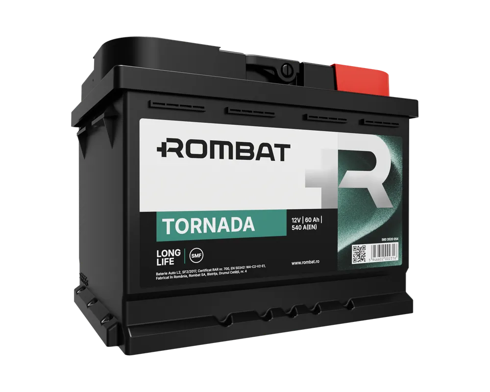 Baterie auto ROMBAT Tornada 12V 60Ah 540A