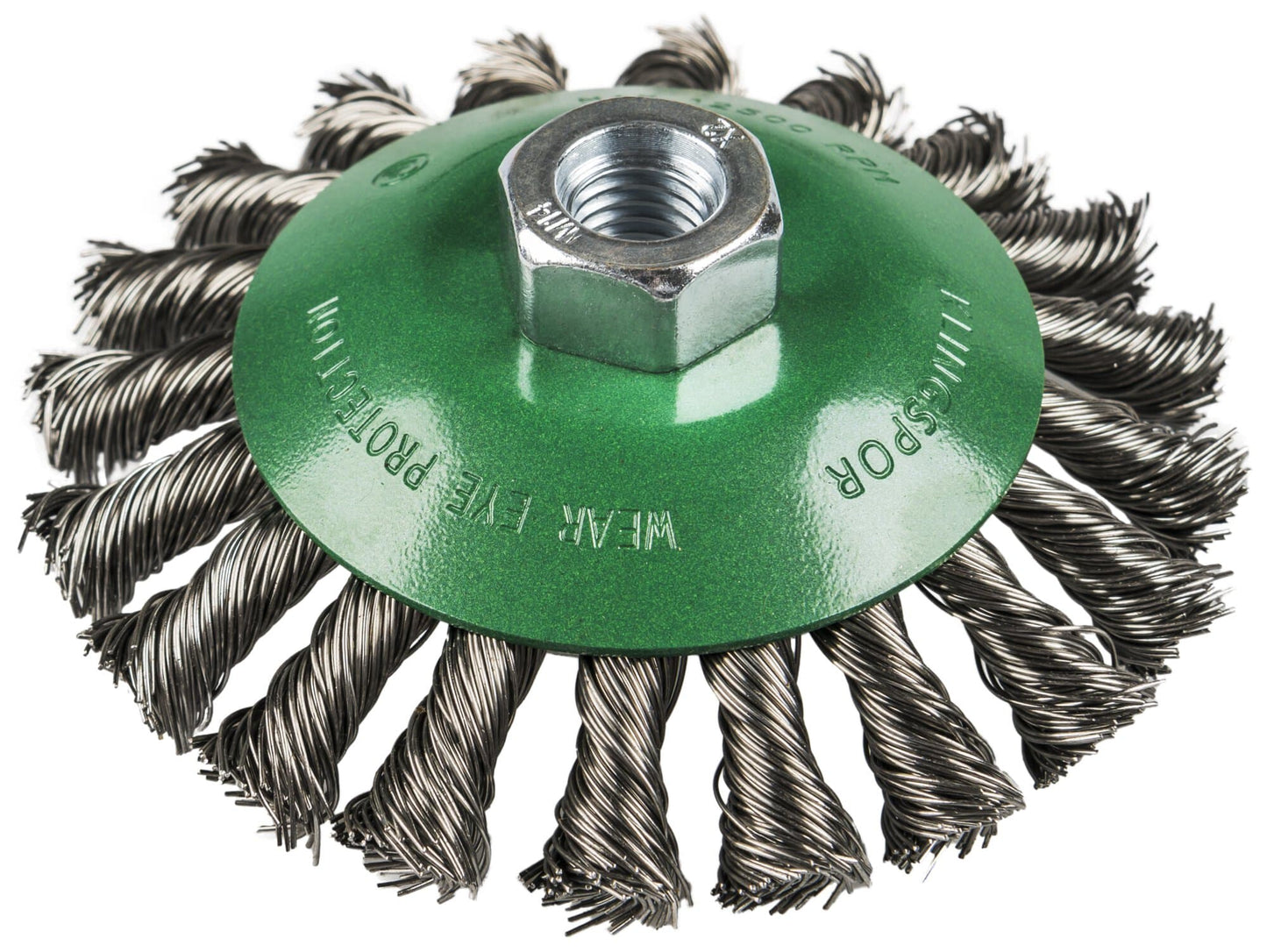 Perie cupa, cu alezaj, pentru decapare inox, M14, BK 600 Z, diametru 115 mm
