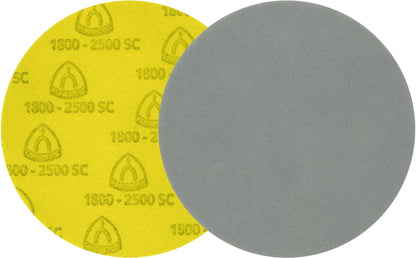 Disc abraziv cu autofixare, pentru slefuire vopsea / lac / chit, FD500, 125 mm, granulatie 3000