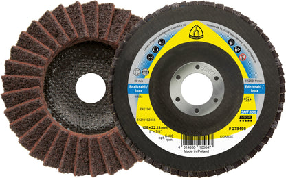 Disc lamelar frontal, pentru inox, SMT 800, 125 x 22.23 mm