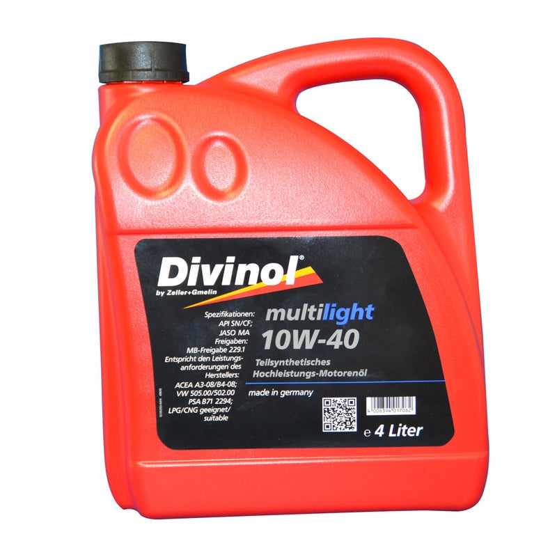Ulei motor auto, Divinol, Multilight, 10W40, 4 L, semisintetic
