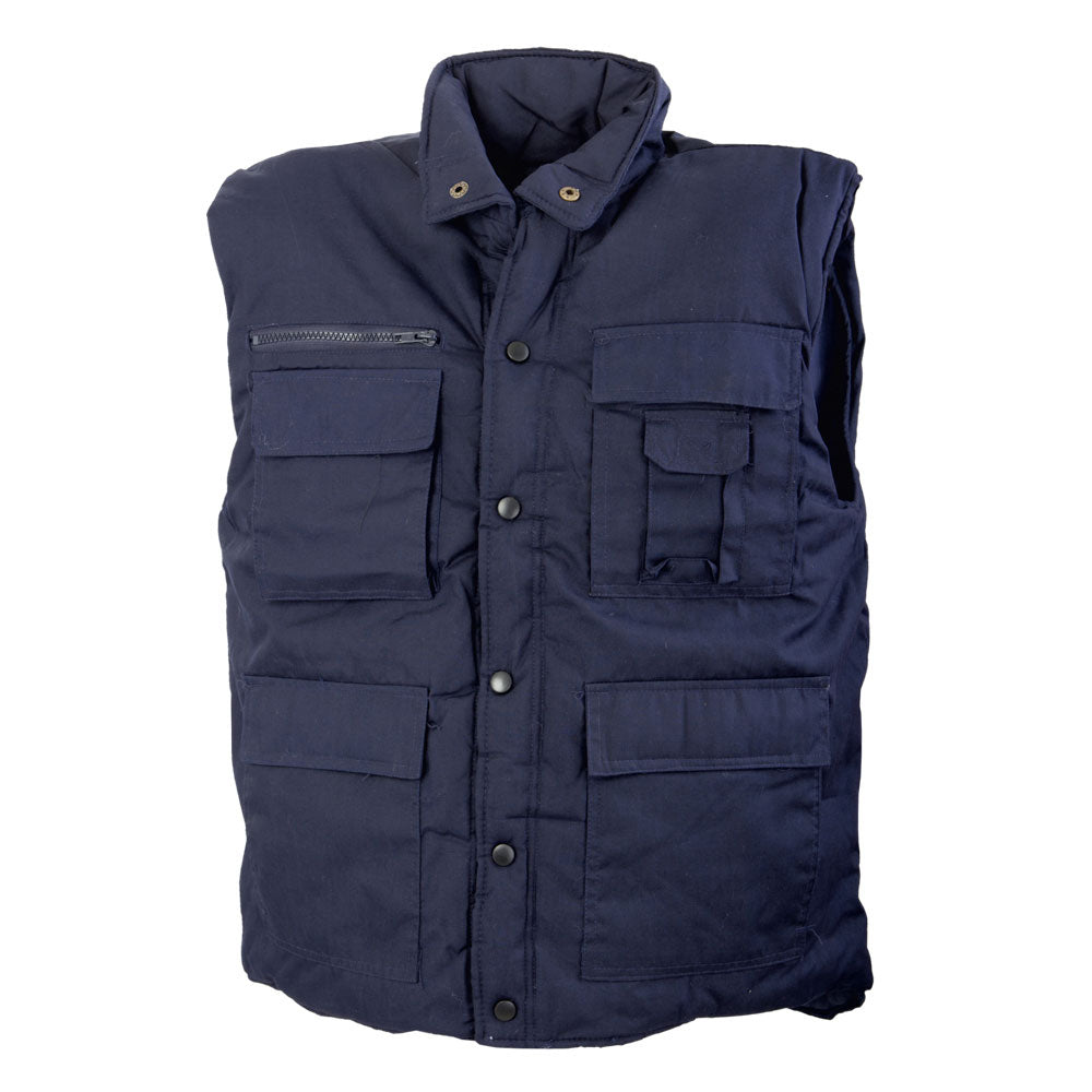 Vesta vatuita protectie riscuri minime iarna Triton Blue